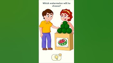 Dop 2 (Delete One Part) Level 1054 which watermelon will he choose? #viralvideo #shorts