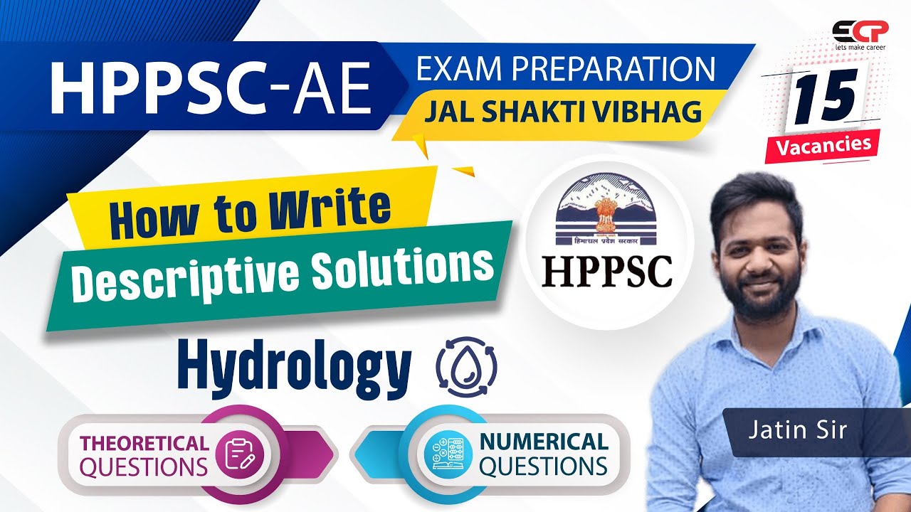 Hydrology Solutions to Descriptive Questions for HPPSC HPSC AE written exam preparation civil