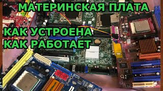 Материнская плата: устройство, принцип работы, назначение. Как устроена материнская плата.