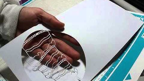 Pt2 Floating Card made on the ScanNCut with very fine cut Jen Blausey