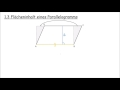 1.3 Flächeninhalt Parallelogramm