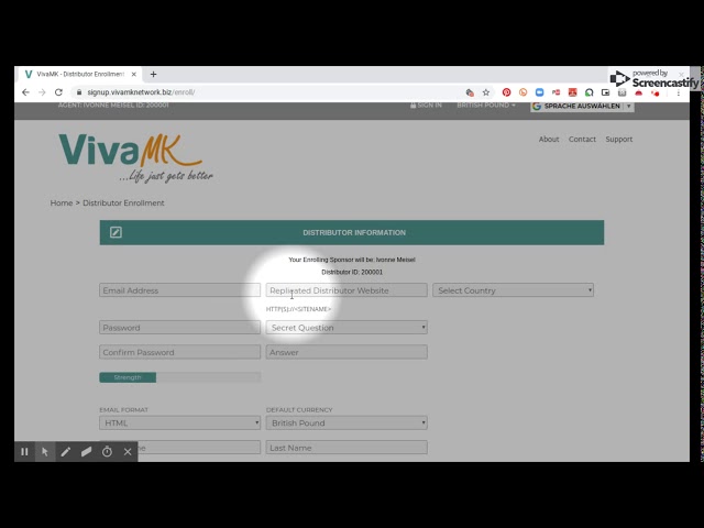 How to register with VivaMK?