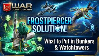 BEST BASE DEFENCE AGAINST AIR AND GROUND | SAY BYE TO FROSTPIERCER & SIMO  | WAR COMMANDER | KT