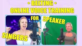 Belting Online Voice Training / Singers / Speakers / Phoenix Vocal Studio #onlinecourse #belting