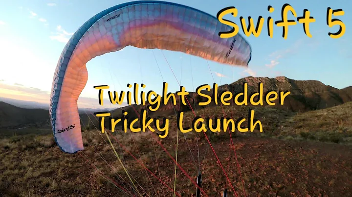 Ozone Swift 5 - Twilight Sledder, flat-slope tricky launch