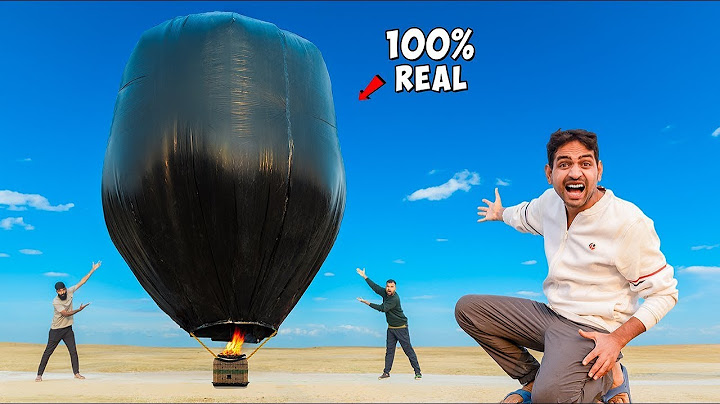We Fly Biggest Hot Air Balloon  Homemade 100% Real ENGLISH DUB