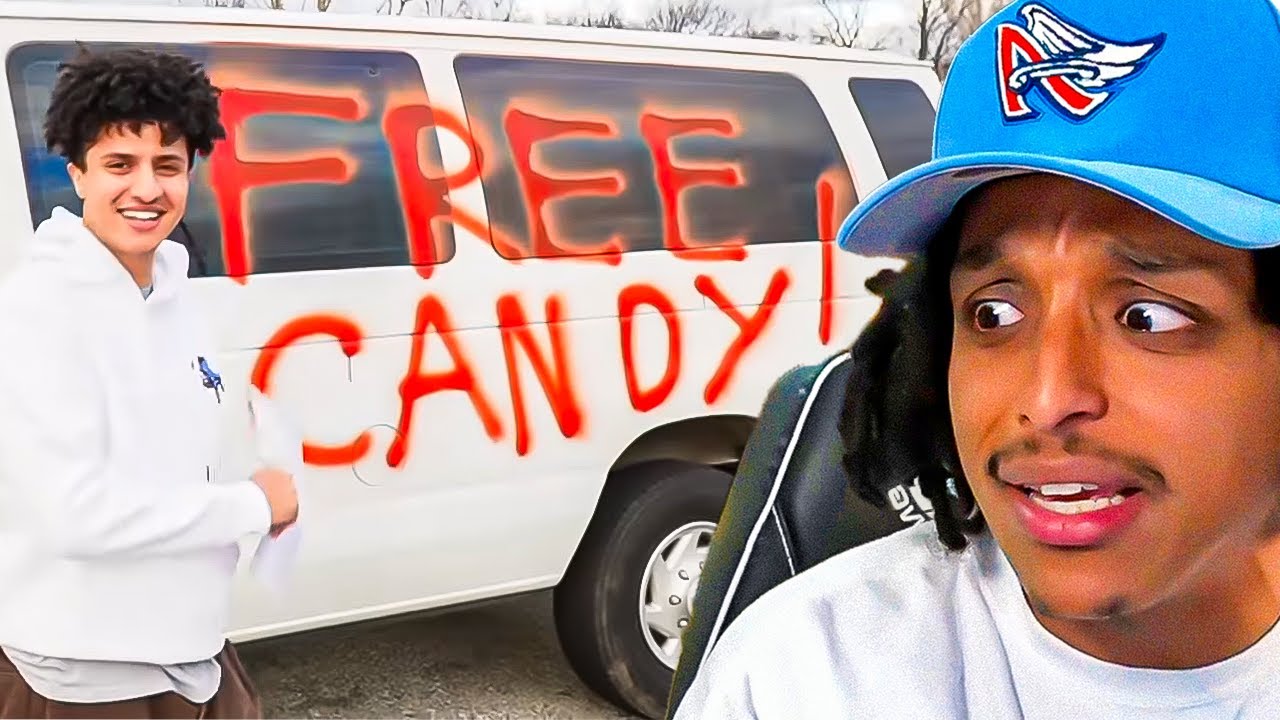 Ash Alk Pulled Out the Free Candy Van in 2024 😂 - YouTube