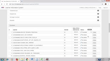 How to update status of a student in Learner Information System (LIS)