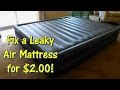 How to Fix a Leaky Air Mattress for $2 by @GettinJunkDone