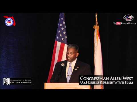 Congressman Allen West at 2011 Lincoln Day Event