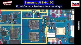 Samsung J1 2016 SM-J120 Front Camera Problem Repair All Supply Line Jumper Ways #gsmsanjoy