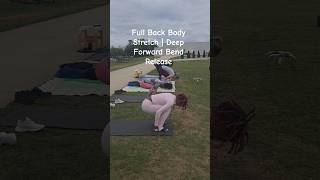 Full Back Body Stretch | Deep Forward Bend Release