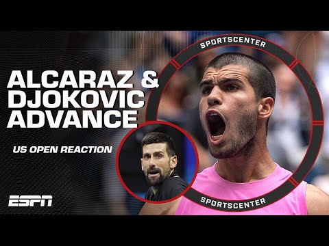 US Open REACTION 🎾 'Novak is the LeBron of tennis' 🗣️ Alcaraz-Djokovic semifinal set | SportsCenter