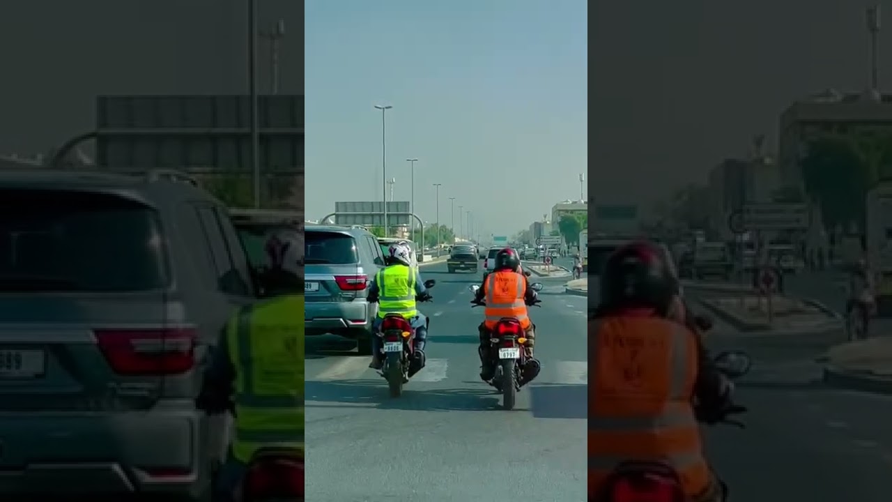 Motorcycle DRIVING SCHOOL in Dubai 🏍️ See what happens!