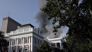 Incendie au Parlement sud-africain : l'Assemblée nationale complètement détruite