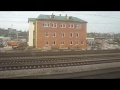 Прибытие в Екатеринбург из окна поезда