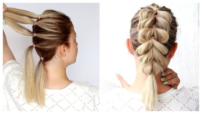 EASY FRENCH BRAID HAIR HACK ❤️ I've never been able to French