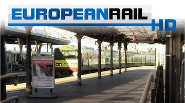 Iarnród Éireann Irish Rail DART 8520 EMU 8529 arrives at Dublin Connolly Station