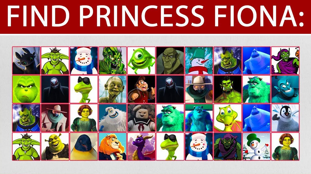 RIDDLES Find Cartoon Characters Who is the most attentive??? 🧐🧐🧐FUN