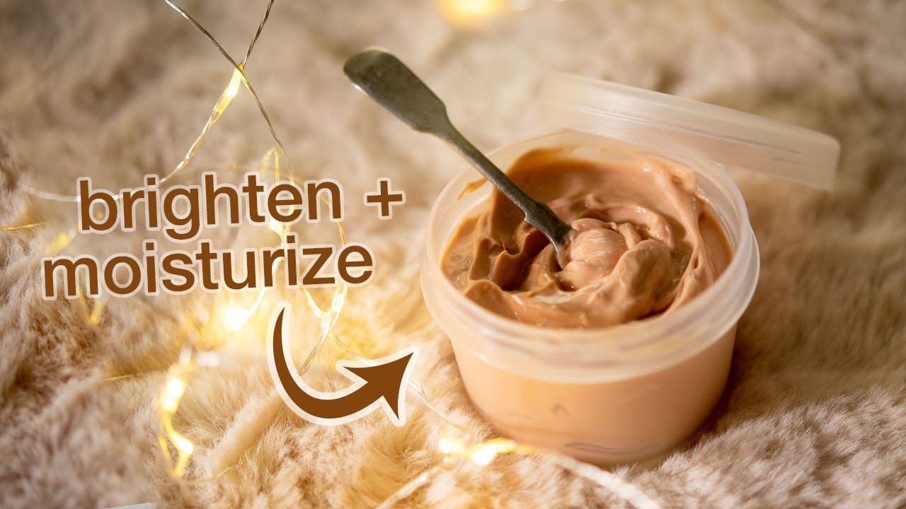 Rich body cream to even skin tone | DIY Candlelight Body Cream 🕯