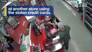 3 suspects caught on camera stealing a wallet from a 78-year-old woman