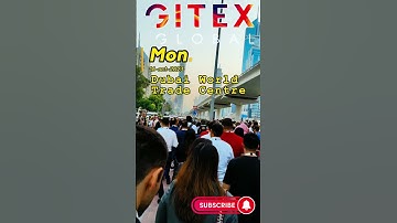 Gitex Global 2023 in Dubai World Trade Metro station#dubai #gitexglobal #yt