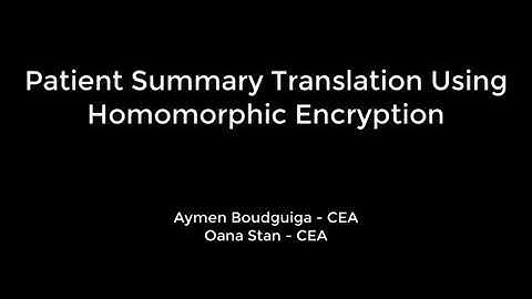 KONFIDO: Patient Summary Translation Using Homomorphic Encryption Demonstration