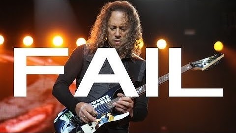 Kirk Hammett fails the intro of 
