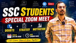 SSC Students Special Zoom Meet | Doubts + Strategy + Motivation || Sure 60 Gurukul || Gaurav Sir screenshot 4