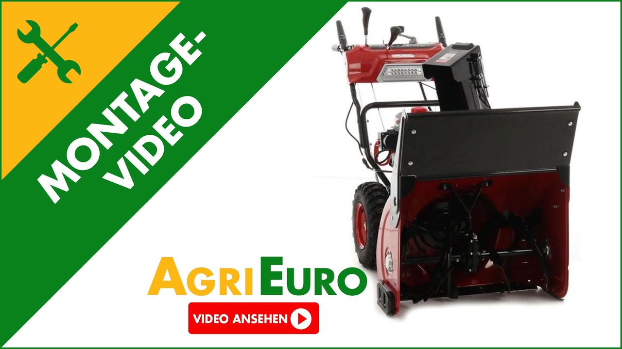 Montagevideo GeoTech Schneefräse STP971 WEL, Loncin 9 PS Benzinmotor, Schnecke 71 cm