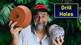 Drill Holes in Ceramic and Terra Cotta Pots | Compare 3 Methods