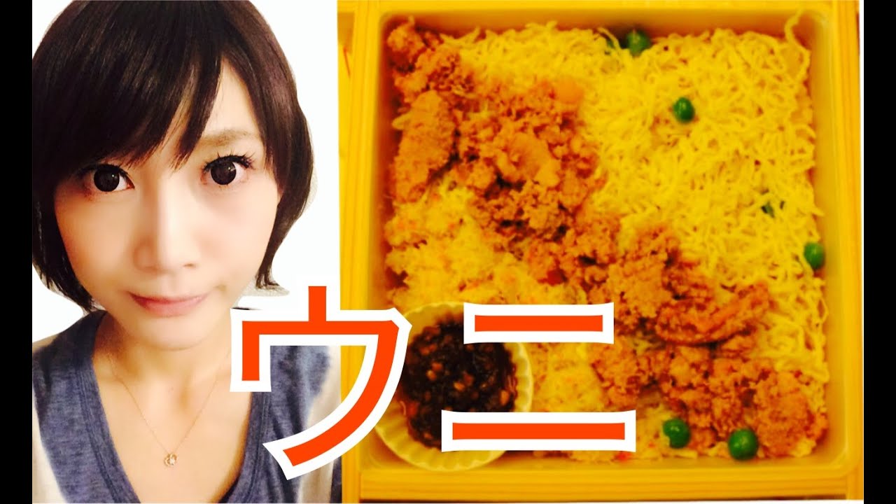 【駅弁】仙台 伯養軒 ウニめし食べてみたよ！【木下ゆうか】 | Yuka Kinoshita木下ゆうか