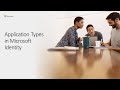 Application types in Microsoft Identity