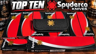 My Top Ten Spyderco Knives In My Collection