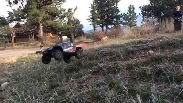 Summer RC bash!!!! with slash ,E revo 1-16, revo 3.3!