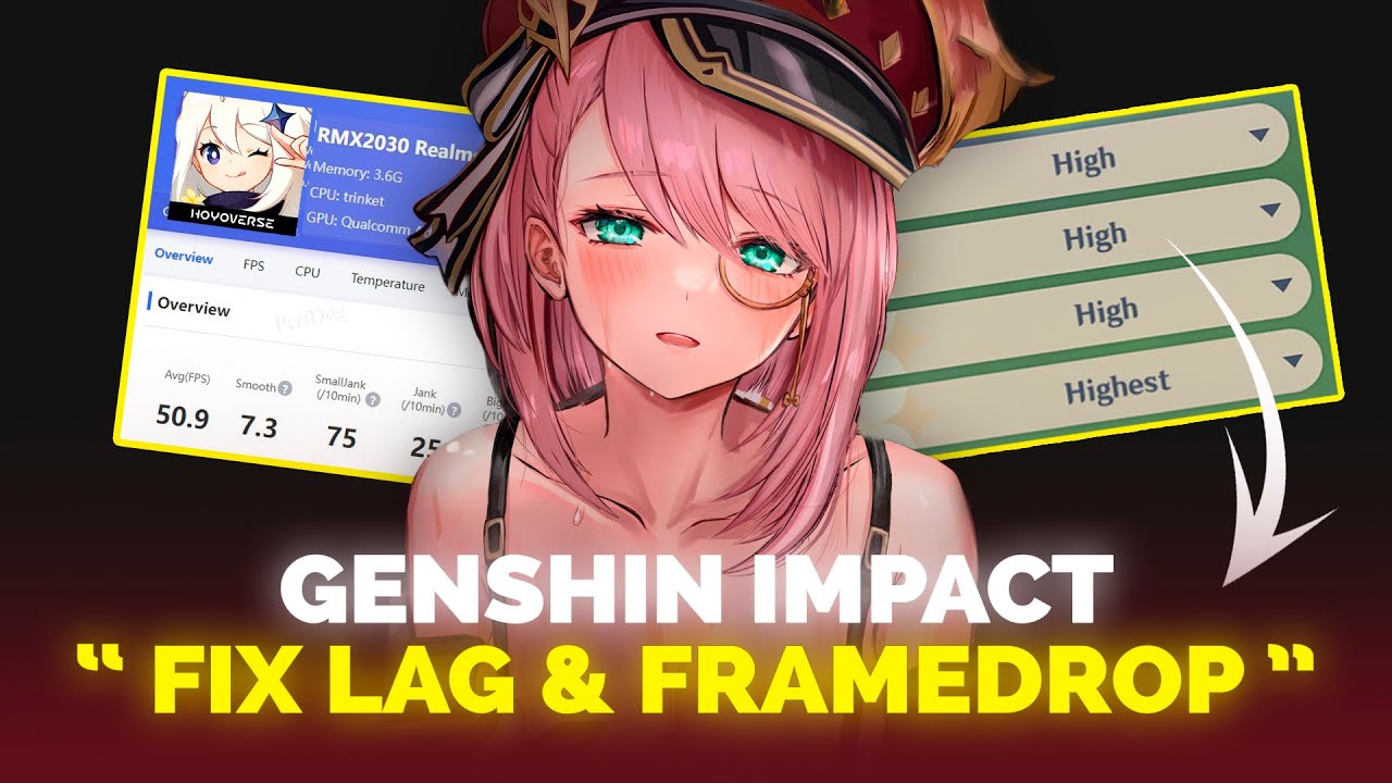 CONFIG GENSHIN IMPACT FIX LAG ❗❗ ANTI FRAMEDROP GENSHIN OPTIMIZER DOWNSCALE TEXTURE LOCK 60 FPS ❗❗