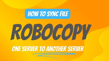 How to Sync Files from One Server to Another with Robocopy
