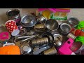 4:12 Minutes Satisfying with Unboxing Kitty Steel Kitchen Set | Miniature Kitchen Set 