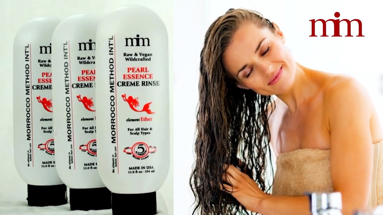 100 NATURAL Pearl Essence Creme Rinse Conditioner Morrocco Method YouTube
