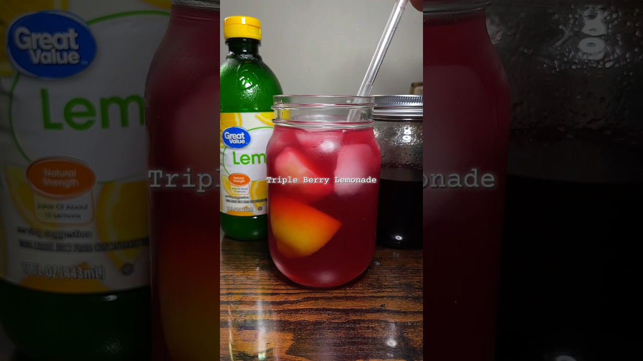 #berrysyrup #lemonade #handcrafteddrinks