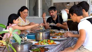 Rainy Village Day Baking Nut Croissants U0026 Cooking Khinkal Noodles