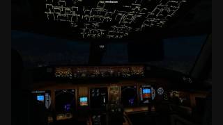 【HD】FSX Posky B777-300 Virtual Cockpit in KAITAK