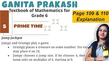 Ganita Prakash Class 6 Maths Chapter 5 Prime time Page 109 & 110 Explanation