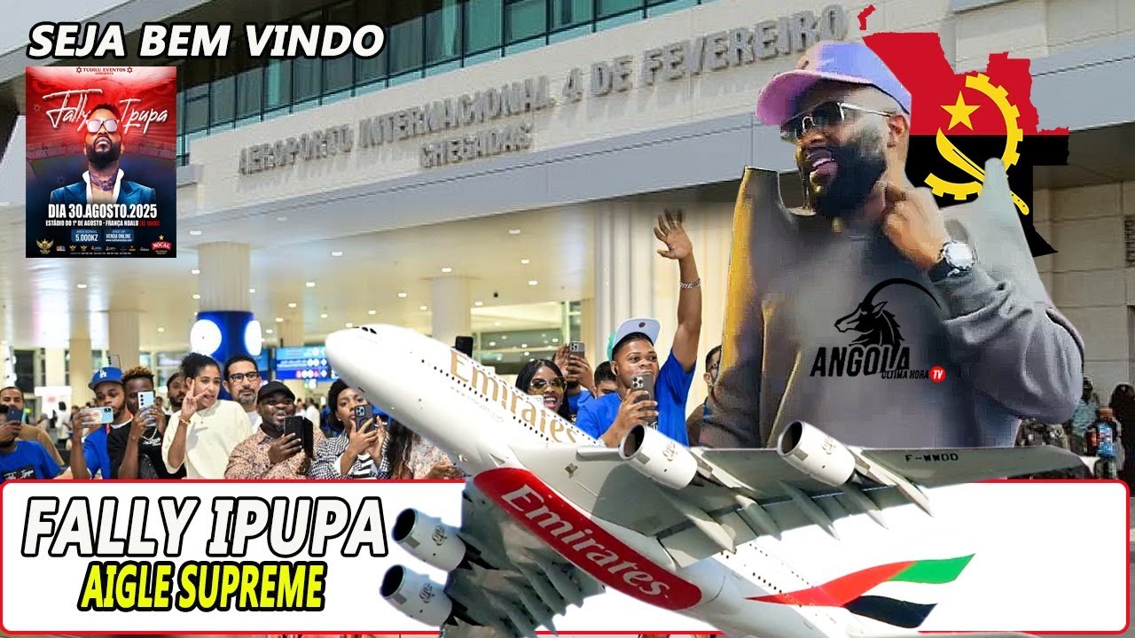 FALLY IPUPA ABUKI AEROPORT YA LUANDA