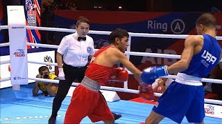 Round of 16 (52kg) ASENOV Daniel Panev (BUL) vs ANGELETTI Michael (USA) /AIBA World 2019