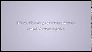 Subjection Meaning | Wordogram