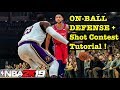 NBA 2K19 On Ball Defense Tutorial How to Shot Contest + Defend Dribble Animations 2K19 Tips #11