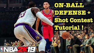 NBA 2K19 On Ball Defense Tutorial How to Shot Contest + Defend Dribble Animations 2K19 Tips #11 screenshot 3