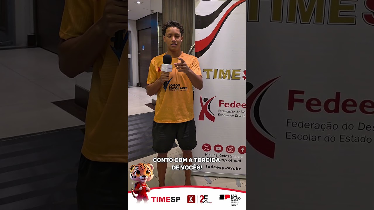 Os Jogos da Juventude começam hoje! Venha acompanhar com a gente as disputas do TIMESP! 
