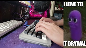 KBDFans X Vulcan Maja keyboard vs GK61 [bad typing test]